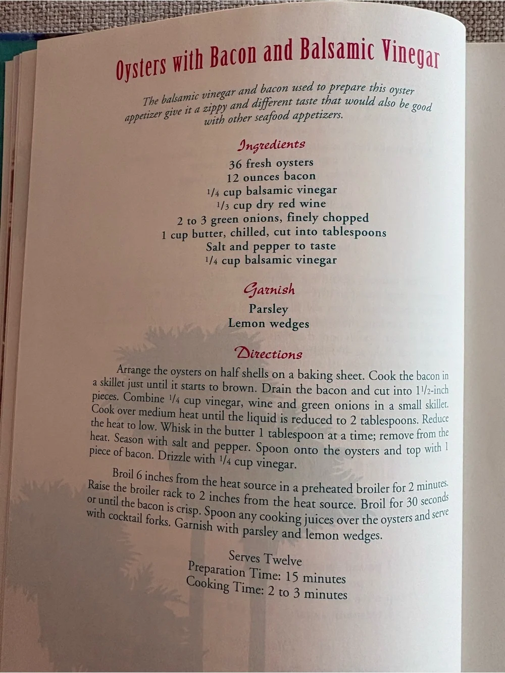Tropical Settings Cookbook Junior League Fort Myers FL 1995 Hardcover First Ed